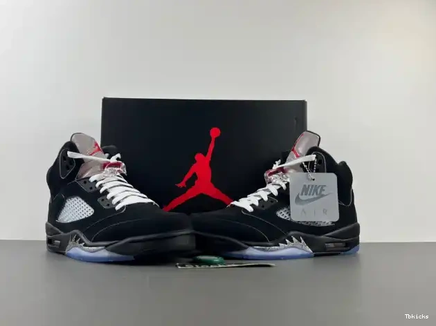 Rep TBK Metallic HF3975-001 Air Jordan 5 Reimagined Black 0613